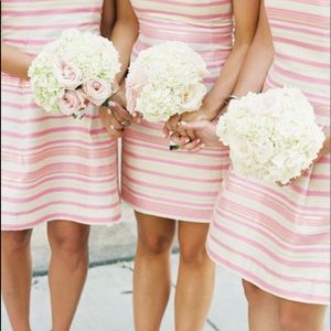 Lilly Pulitzer Elias Gold Pink Cream 10 Dress